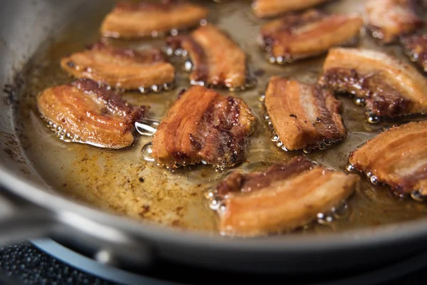 Bacon on  frying pan