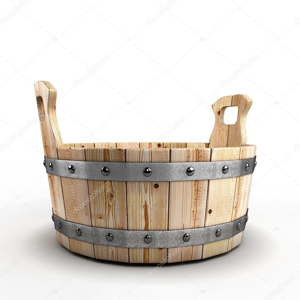 Holzzuber waschen — Stockfoto #51885523