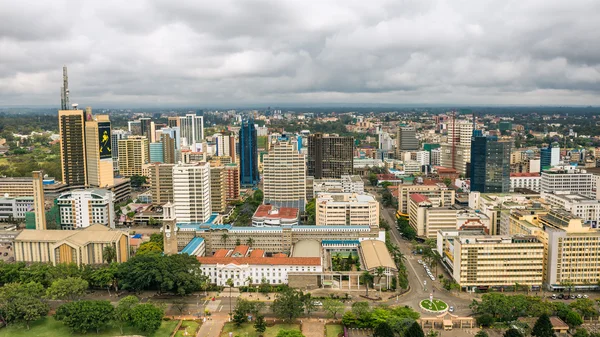 Central business district of Nairobi, Kenya