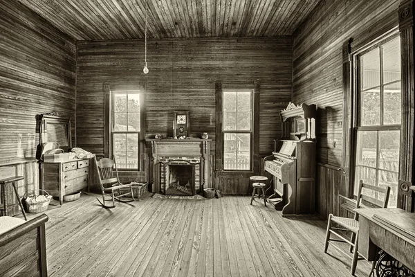 Interior of an old farmhouse, Alabama