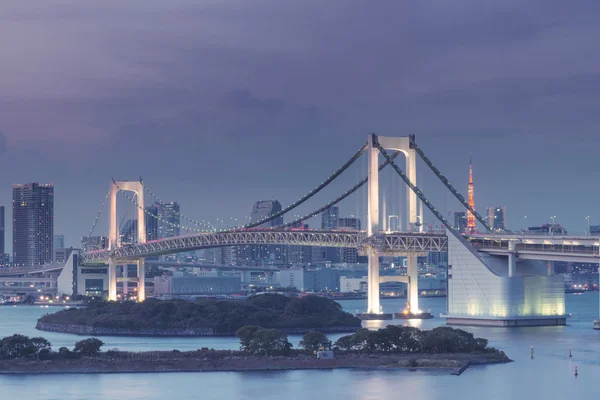 Rainbow Bridge At Night