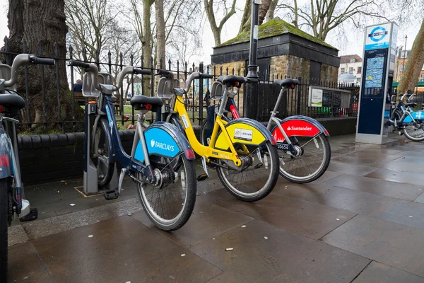 Various Public Bikes in London