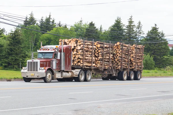 Timber Truck in Nova Scotia