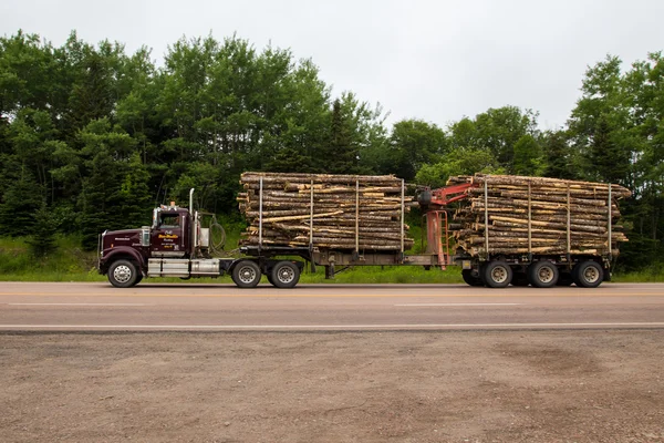 Timber Truck in Nova Scotia