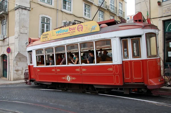 Sightseeing  tram in Lisbon