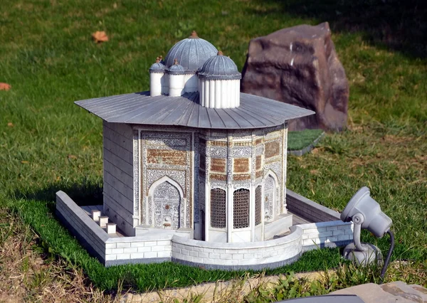 Scale model of tomb of Saliha Sultan