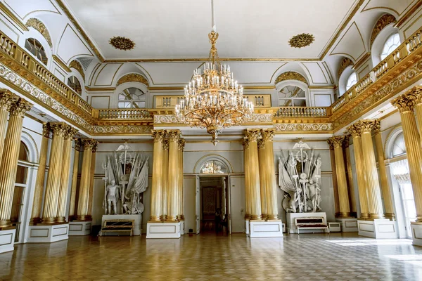 Armorial hall in the Hermitage Museum in St. Petersburg.Russia.
