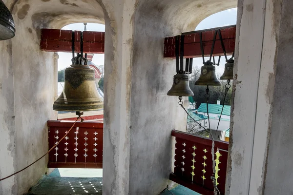 The bells in the bell tower in St. Nicholas monastery, Staraya L