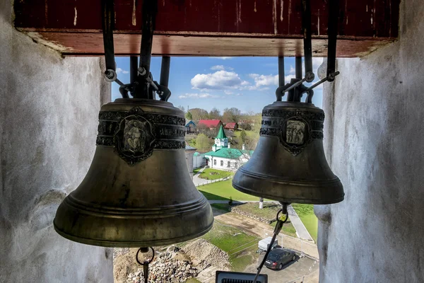 The bells in the bell tower in St. Nicholas monastery, Staraya L