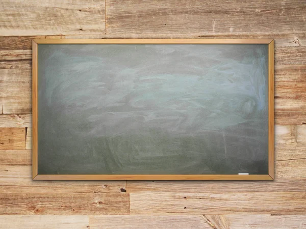 Chalk board with chalk traces