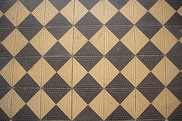 Photo wall mosaic - chess pattern