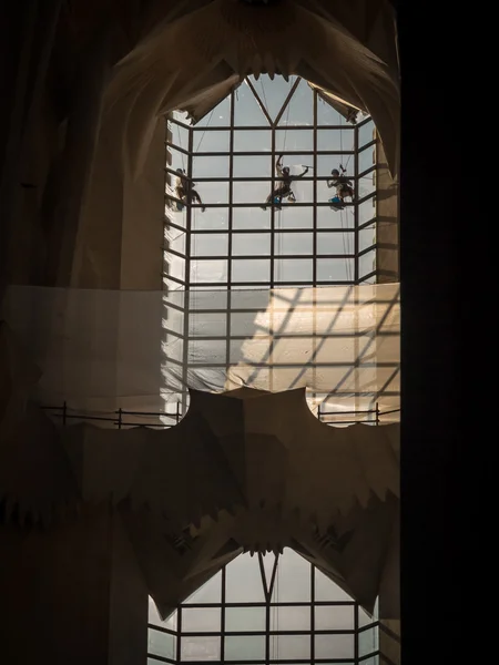 Cleaning Windows of a Cathedral