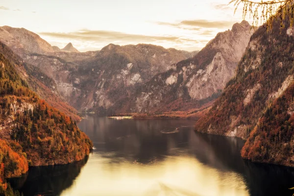 View on Saint Batholemew at the sea of Kings in Berchtesgaden