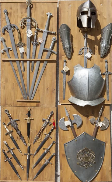 Armor, knives, and swords, Toledo, Spain