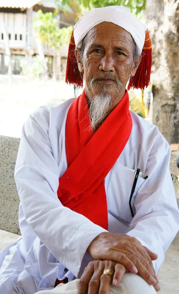 Vietnamese old man, tradition clothing