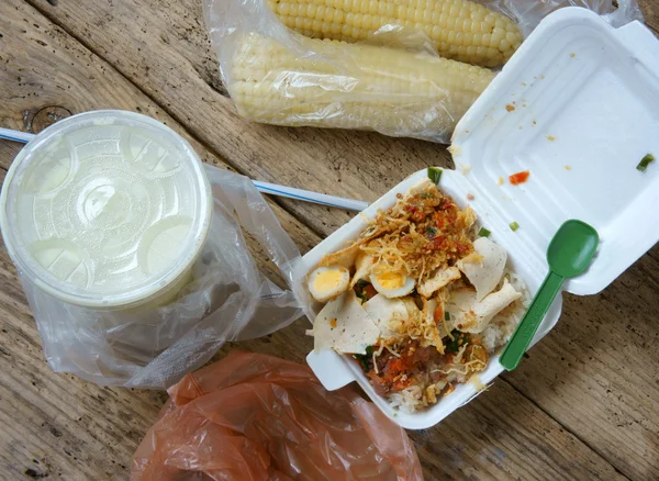 Vietnamese food, nylon bag, toxic, pollution