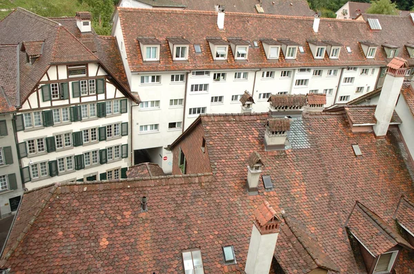 Roofs and buildings in Bern, Switzerland