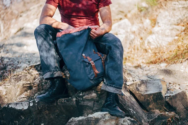 Hiker man wihh backpack