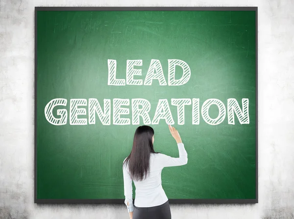 Lead generation chalkboard