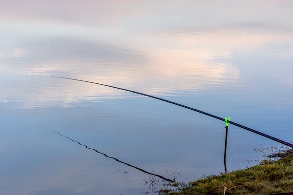 Rod reflection cloud river fishing