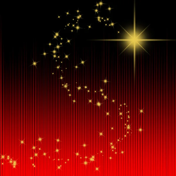 Abstract twinkled christmas background with stars