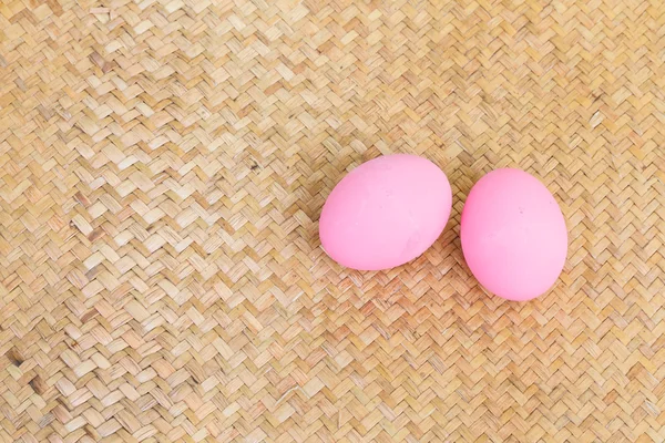 Pink preserved eggs
