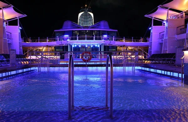 Night Pool on a cruise ship