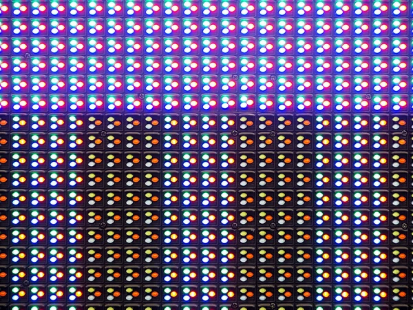 Detail of f LED panel