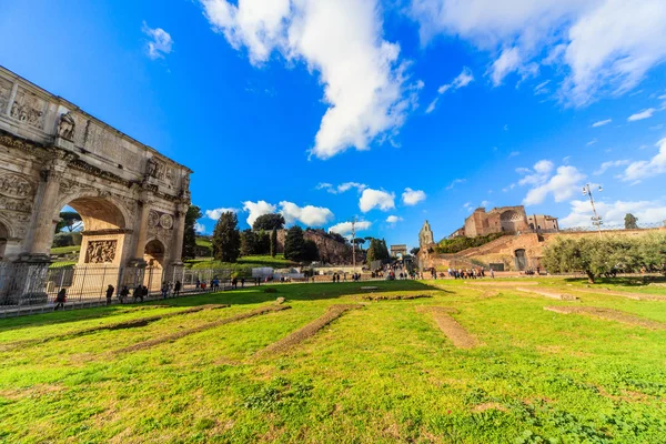 ROME - January 6: Streets of Rome, ancient Rome 6, 2016 in Rome, Italy.