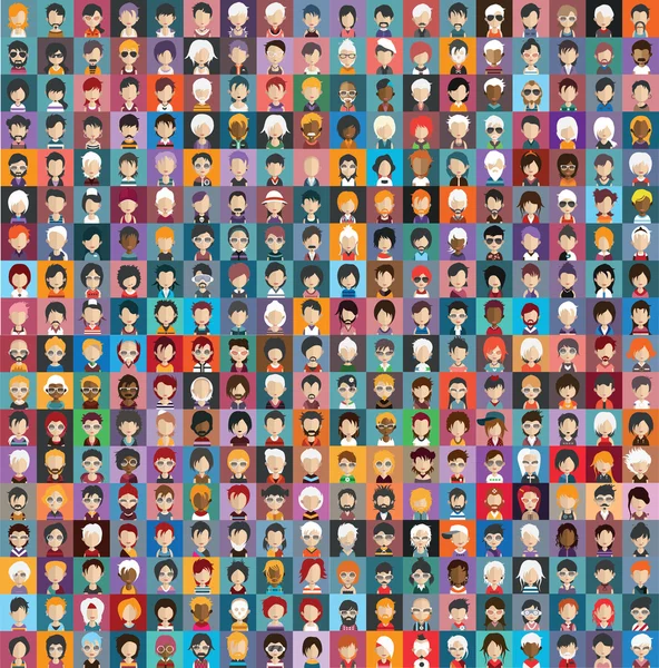 People faces avatars icons