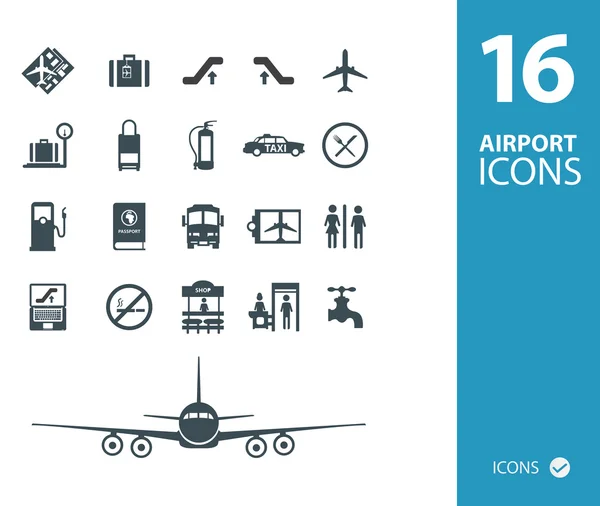 Travel airport icons