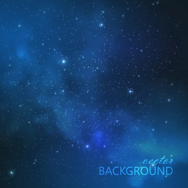 Background with night sky and stars