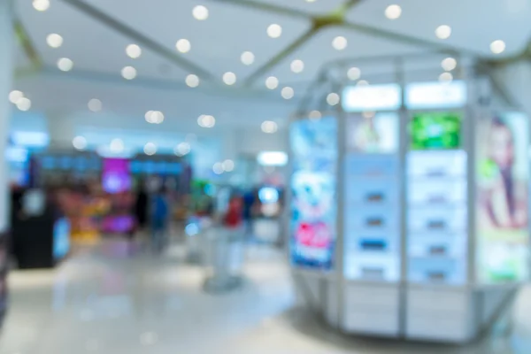 Cosmetics store blur with bokeh background