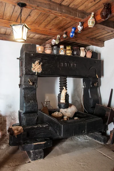 Wine press from the year 1777  for pressing wine