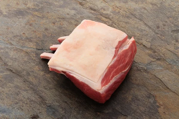 Raw lamb piece