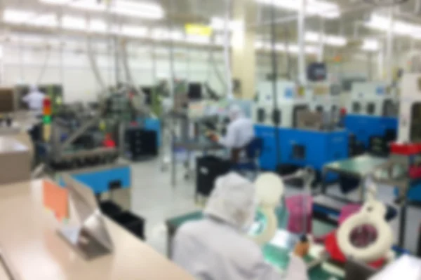 Manufacturing factory blurred