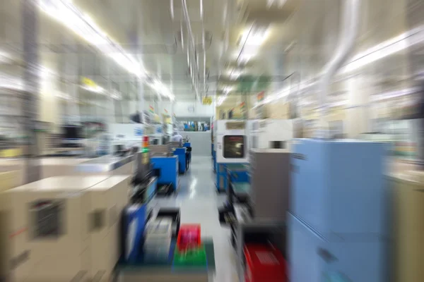Manufacturing factory blurred