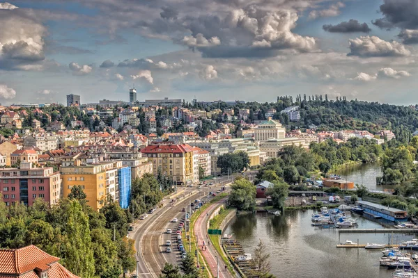 View of Prague and Vltava