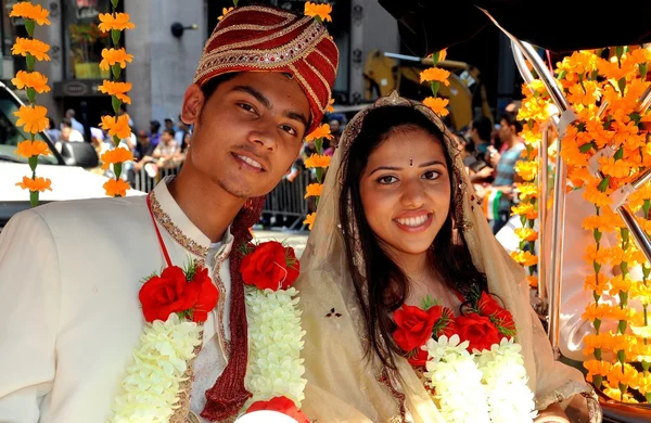 NYC: Bridal Couple at India Day Parade