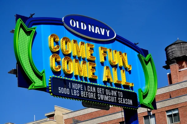 New York City: Old Navy Advertising Sign