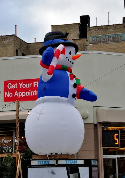 New York City:  Christmas Snowman Decoration