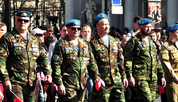 St. Petersburg - MAY 9: The parade dedicated to Victory Day on N