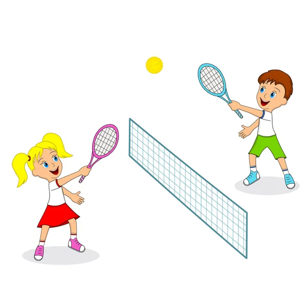 Dibujos De Niños Jugando Tenis | vectores de stock de ni 241 o y ni 241 a jugando tenis Dibujos De Niños Jugando Tenis | vectores de stock de ni 241 o y ni 241 a jugando tenis