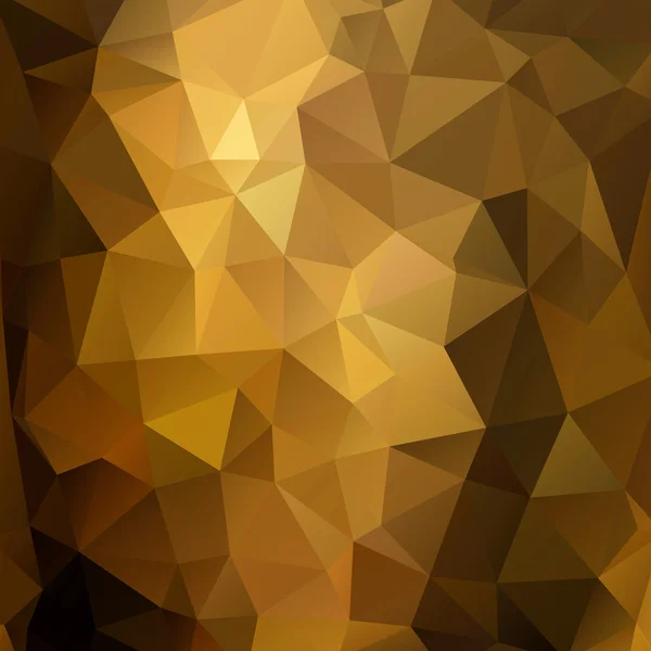 Abstract black and gold background of the triangles