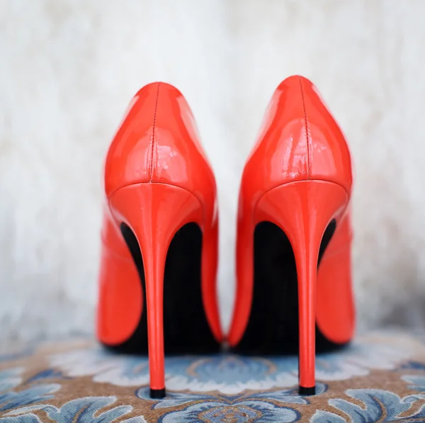 Female red heels