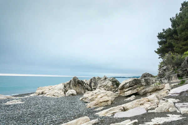 White rocks on the Black sea.