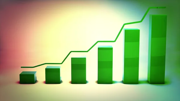 3D Chart Made in Computer Graphics