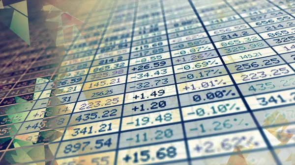 Conceptual Display of Stock market