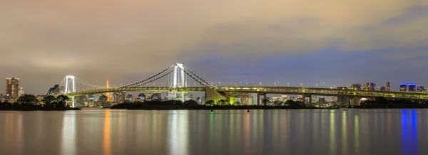 Rainbow Bridge and Tokyo Tower at Odaiba.