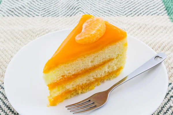 Oranges cake slice,fruit cake.